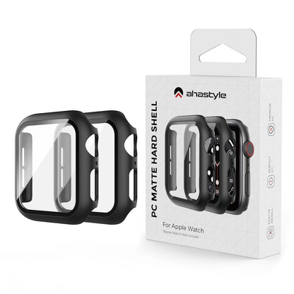Mega Flot Universal Apple Cover med Skærmbeskytter i Plastik og Hærdet Glas - Sort#serie_5