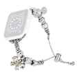 Tough Apple Smartwatch Metal And Rhinestone Universel Strap