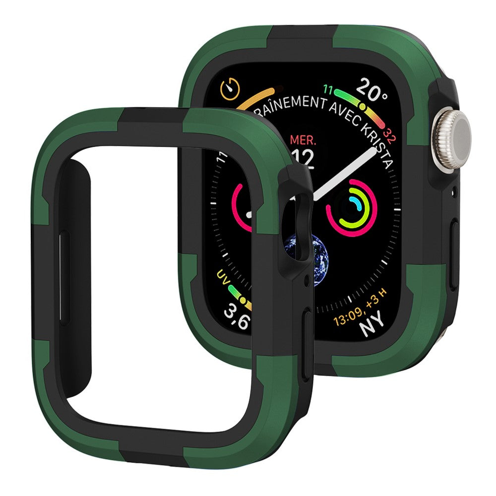 Beskyttende Silikone Universal Bumper passer til Apple Watch Series 8 (45mm) / Apple Watch Series 7 45mm - Grøn#serie_4