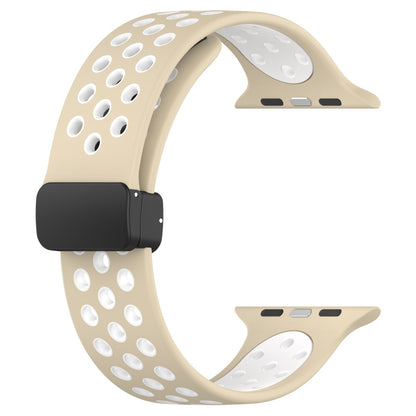Alle Tiders Silikone Universal Rem passer til Apple Smartwatch - Hvid#serie_13