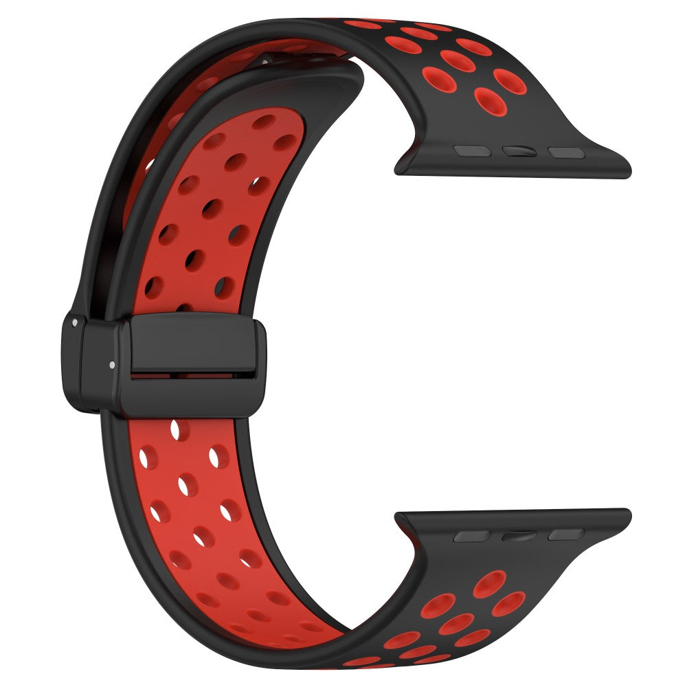 Alle Tiders Silikone Universal Rem passer til Apple Smartwatch - Rød#serie_3
