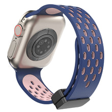 Mega Flot Silikone Universal Rem passer til Apple Smartwatch - Blå#serie_2