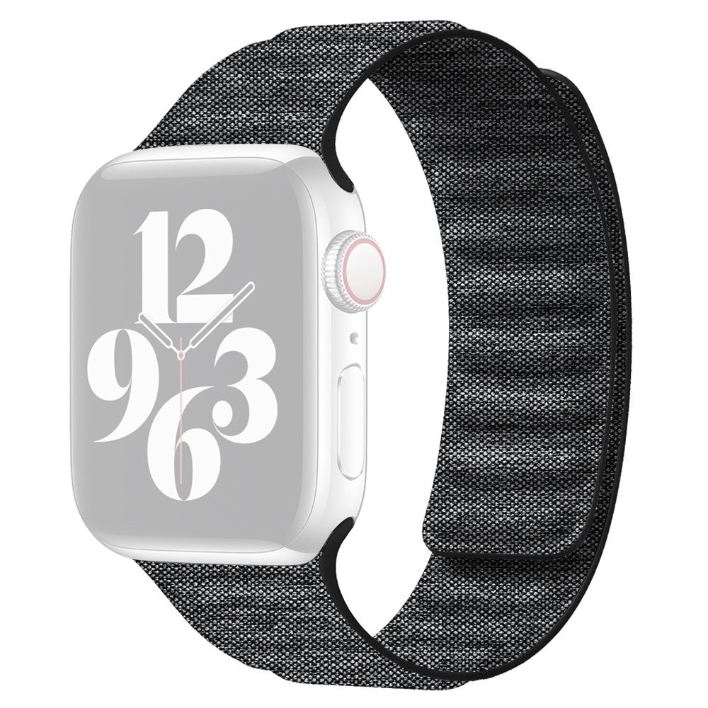 Glimrende Nylon Universal Rem passer til Apple Smartwatch - Sort#serie_1