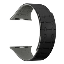 Apple Watch Series 9 45mm / Ultra 2 silicone strap - Black / Grey#serie_2