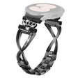 20mm Samsung Galaxy Watch 5 / 4 X-Shape in crown rhinestone décor alloy strap