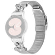 Samsung Galaxy Watch 6 / 6 Classic rhinestone décor stainless steel strap with connector
