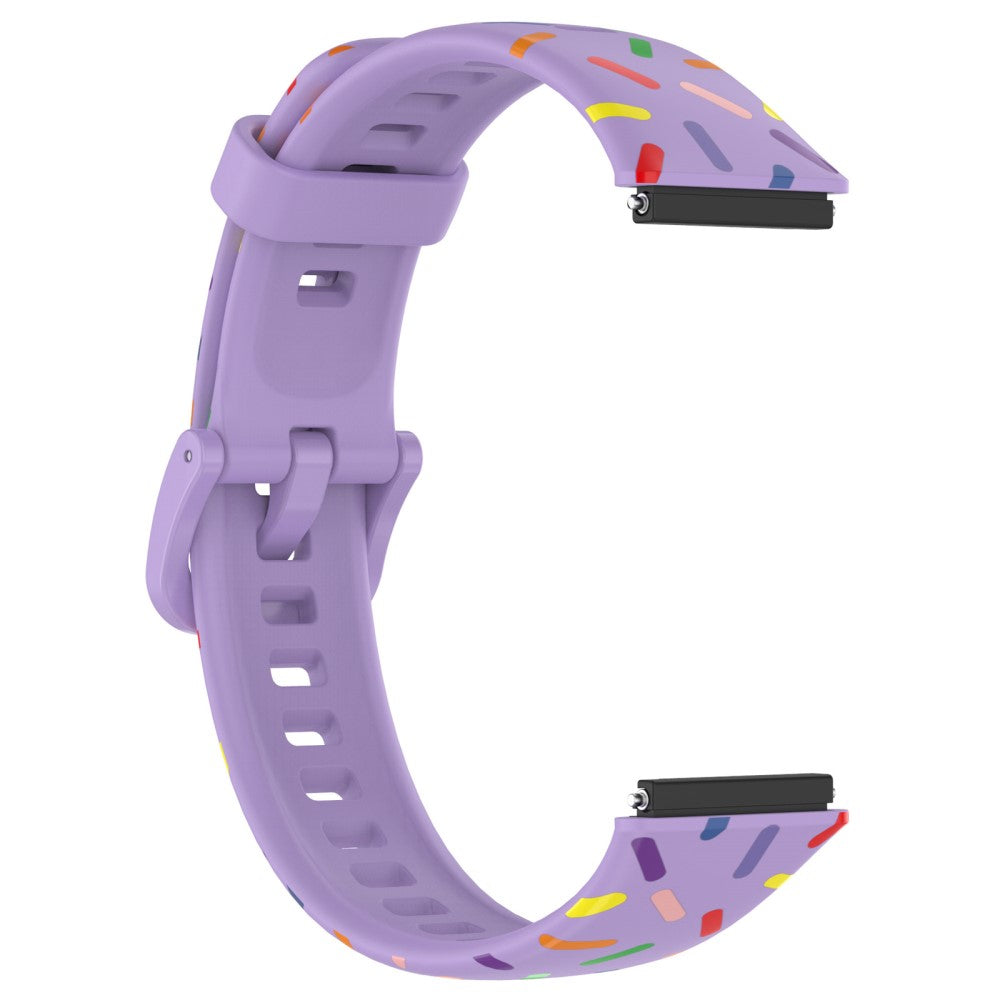 Komfortabel Rem passer til Xiaomi Mi Band 7 - Lilla#serie_7