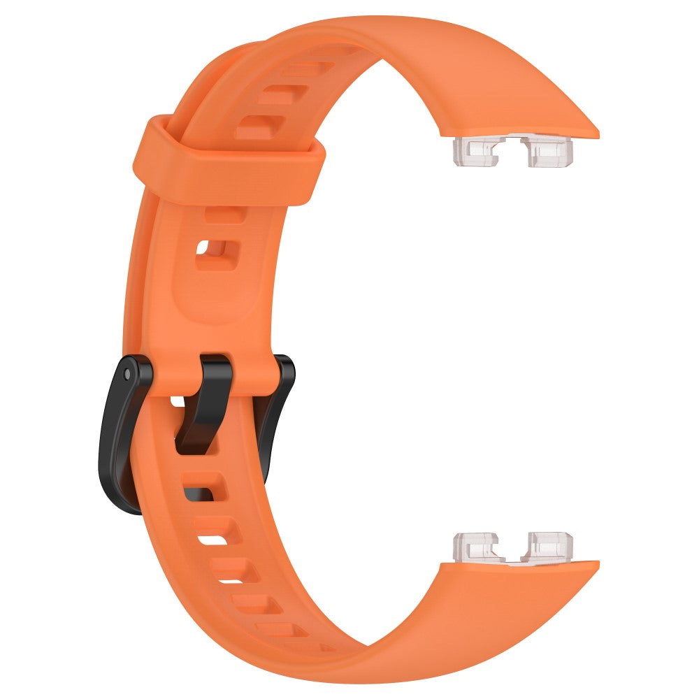 Vildt Elegant Silikone Rem passer til Huawei Band 8 - Orange#serie_10