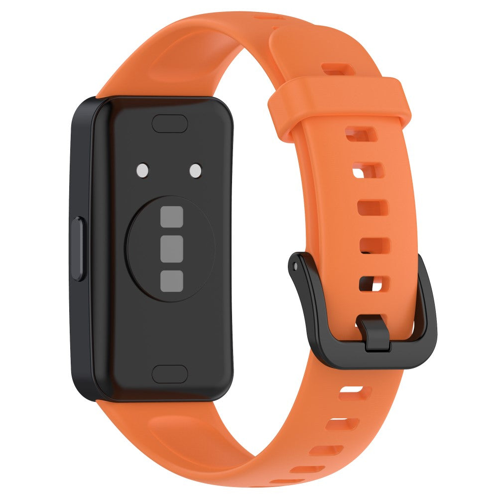 Vildt Elegant Silikone Rem passer til Huawei Band 8 - Orange#serie_10