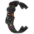 Huawei Band 8 silicone colorful spotted style strap