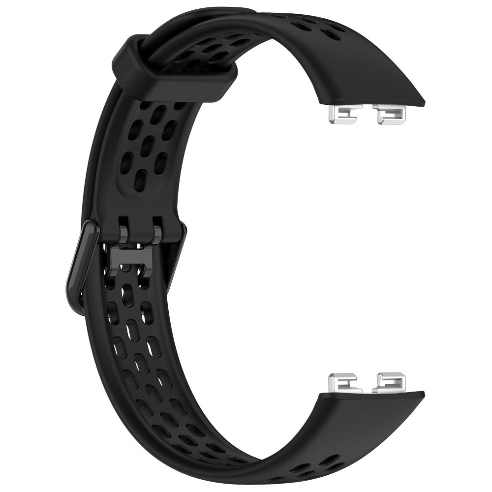 Helt Vildt Holdbart Silikone Rem passer til Huawei Band 8 - Sort#serie_1