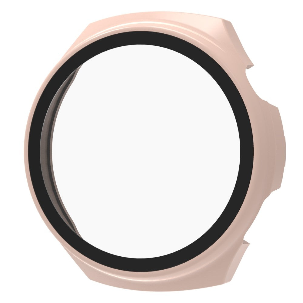 Vildt Godt Cover med Skærmbeskytter i Plastik og Hærdet Glas passer til Huawei Watch 4 Pro - Pink#serie_5