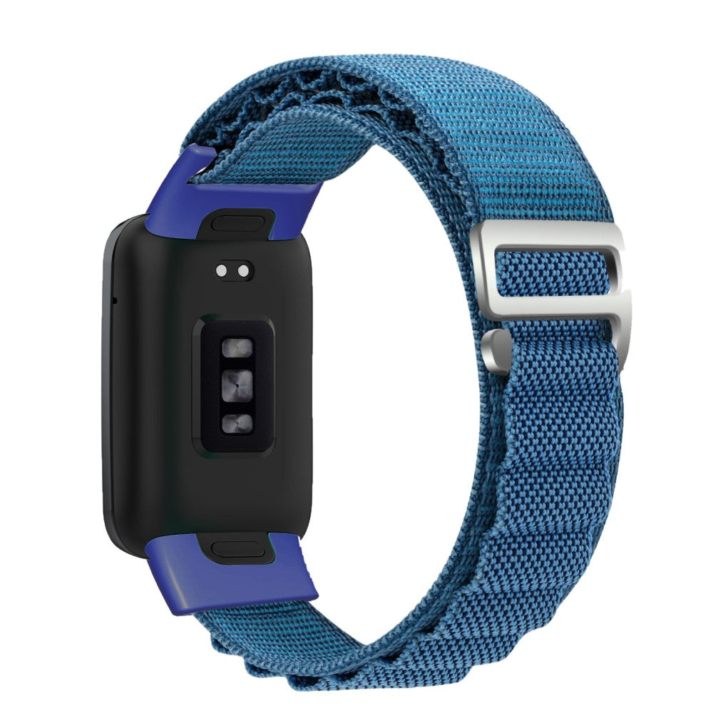 Vildt Rart Nylon Rem passer til Xiaomi Mi Band 7 Pro - Blå#serie_7