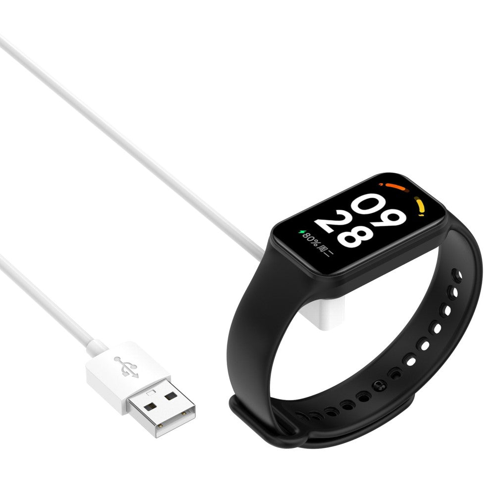 60cm Xiaomi Redmi Band 2 USB Opladningskabel - Hvid#serie_2