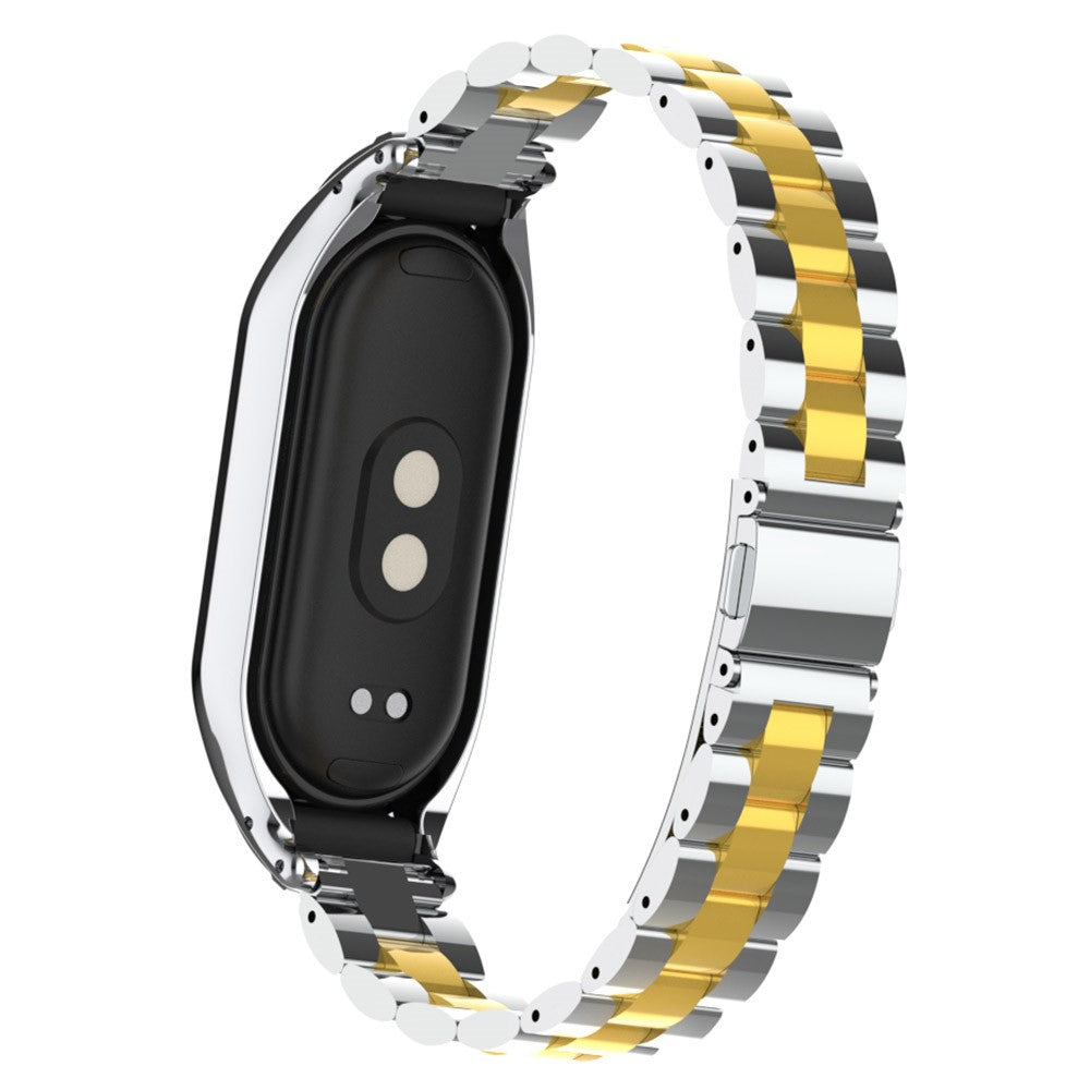 Helt Vildt Nydelig Metal Rem passer til Xiaomi Smart Band 8 - Guld#serie_6