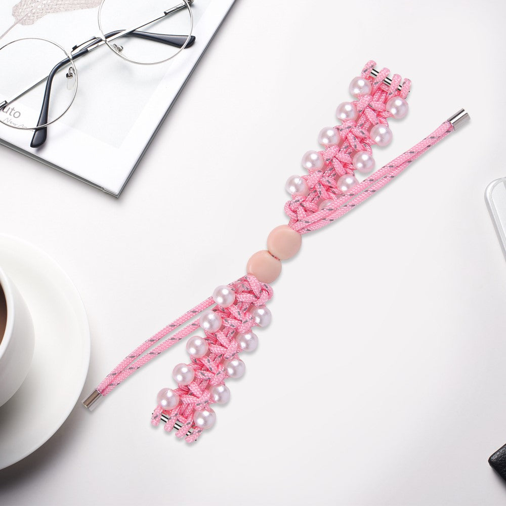 Rigtigt Godt Nylon Rem passer til Xiaomi Smart Band 8 - Pink#serie_2