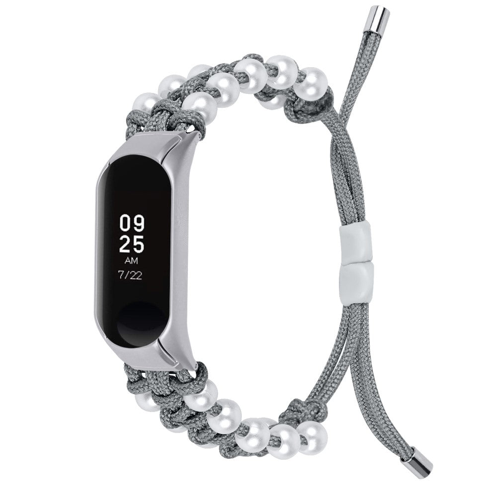 Rigtigt Godt Nylon Rem passer til Xiaomi Smart Band 8 - Sølv#serie_5