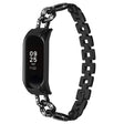 Xiaomi Smart Band 8 rhinestone décor metal strap