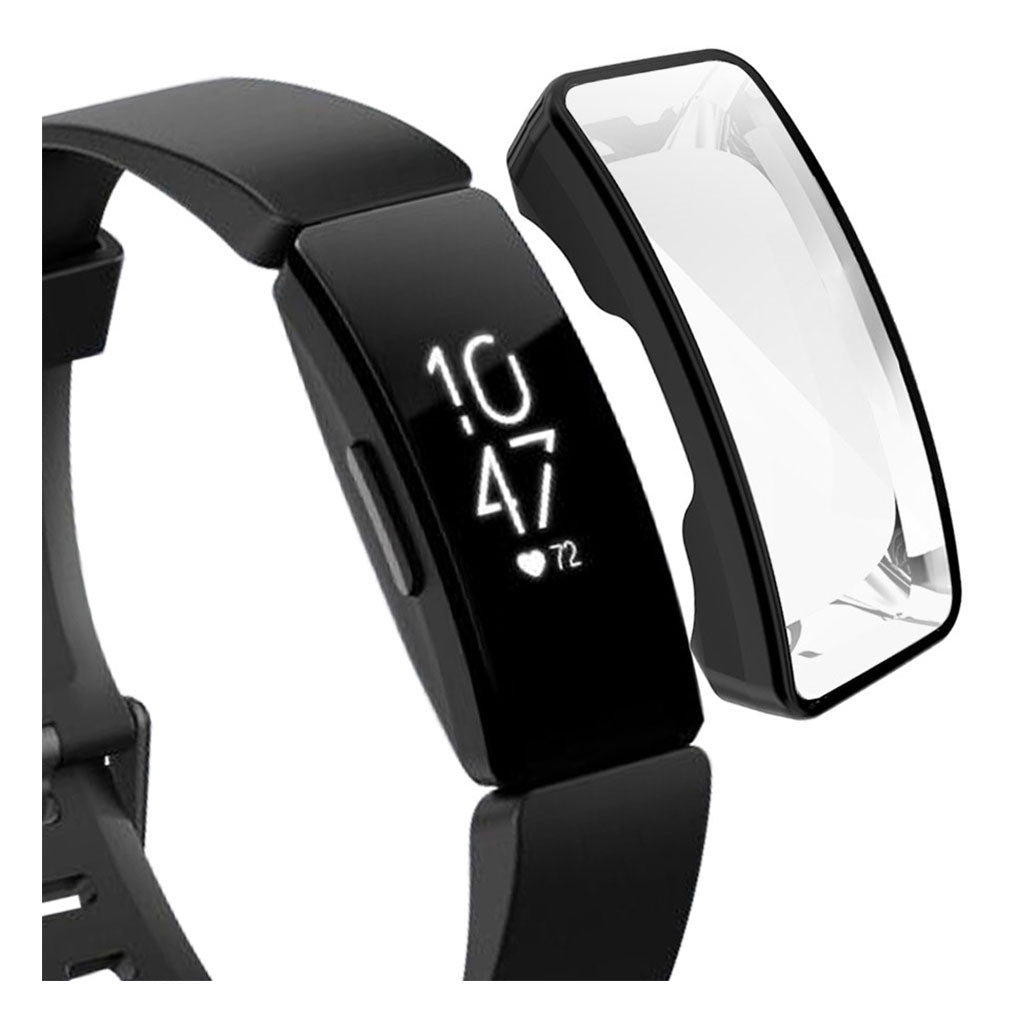 Godt Fitbit Inspire Silikone Cover - Sort#serie_1