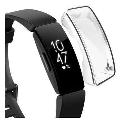 Godt Fitbit Inspire Silikone Cover - Sølv#serie_4