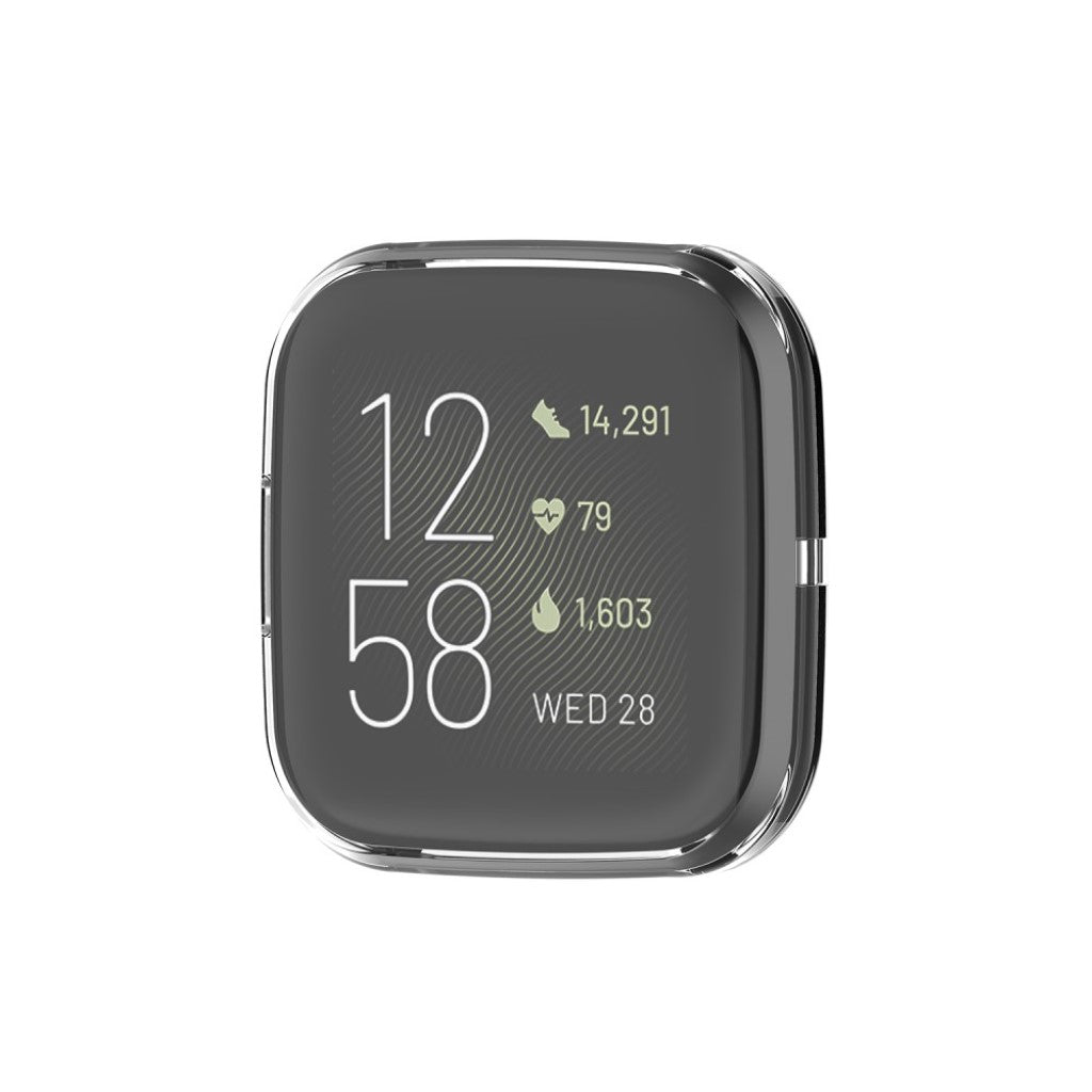 Meget Flot Fitbit Versa 2 Silikone Cover - Gennemsigtig#serie_2