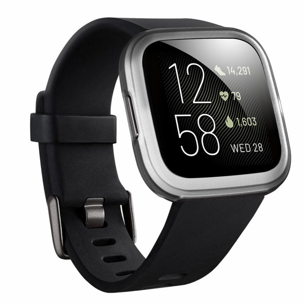 Fint Fitbit Versa 2 Plastik Cover - Gennemsigtig#serie_4