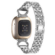 Fitbit Sense 1 / Fitbit Versa 3 Metal And Rhinestone Universel Strap