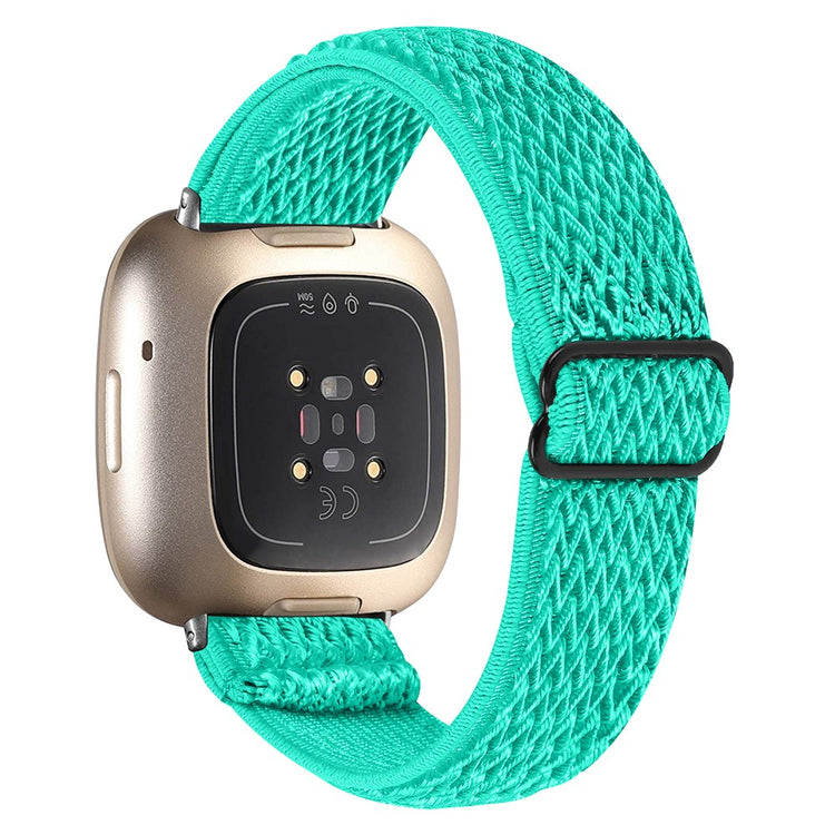 Smuk Nylon Universal Rem passer til Fitbit Sense 2 / Fitbit Versa 4 - Grøn#serie_1