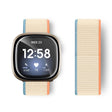 Fitbit Sense 2 / Versa 4 nylon strap - Milky White