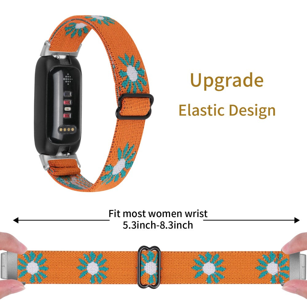 Skøn Nylon Rem passer til Fitbit Inspire 3 - Orange#serie_9