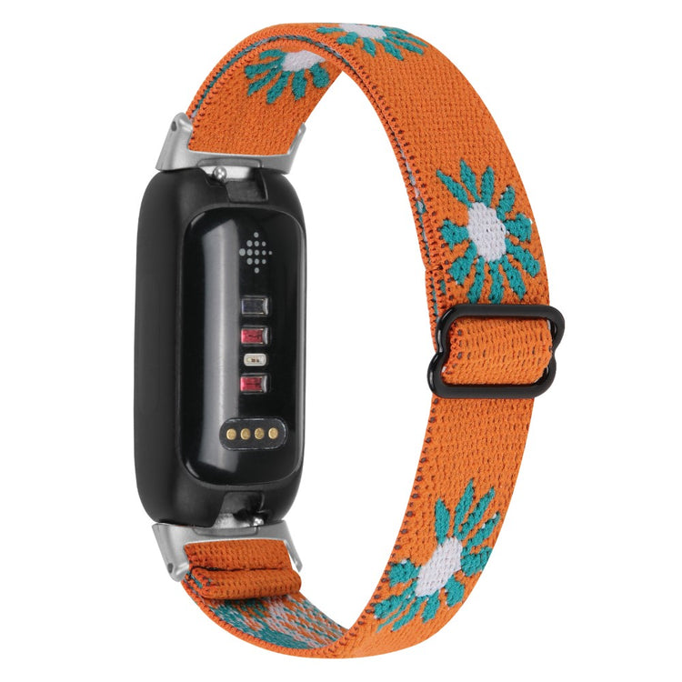 Skøn Nylon Rem passer til Fitbit Inspire 3 - Orange#serie_9