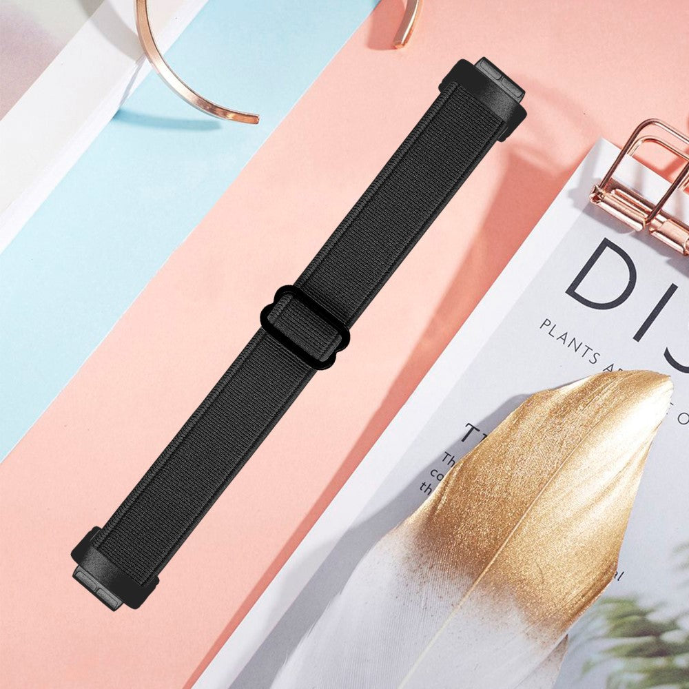 Mega Hårdfør Nylon Rem passer til Fitbit Inspire 3 - Sort#serie_4