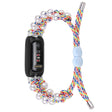 Fitbit Inspire 3 pear décor braid style strap - Rainbow