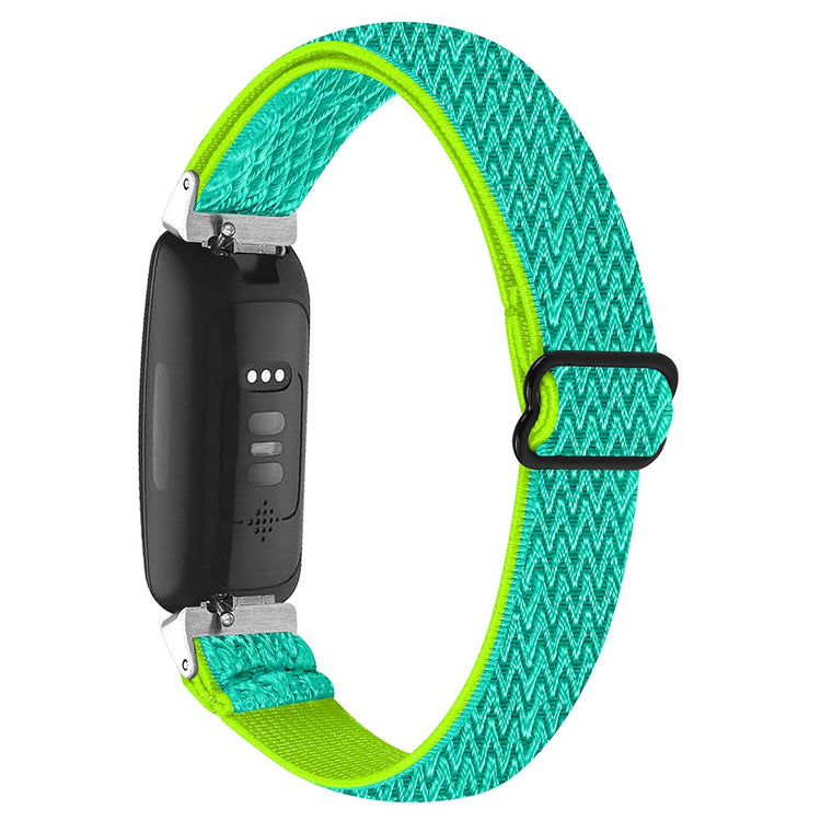 Meget Nydelig Nylon Rem passer til Fitbit Inspire 3 - Grøn#serie_4