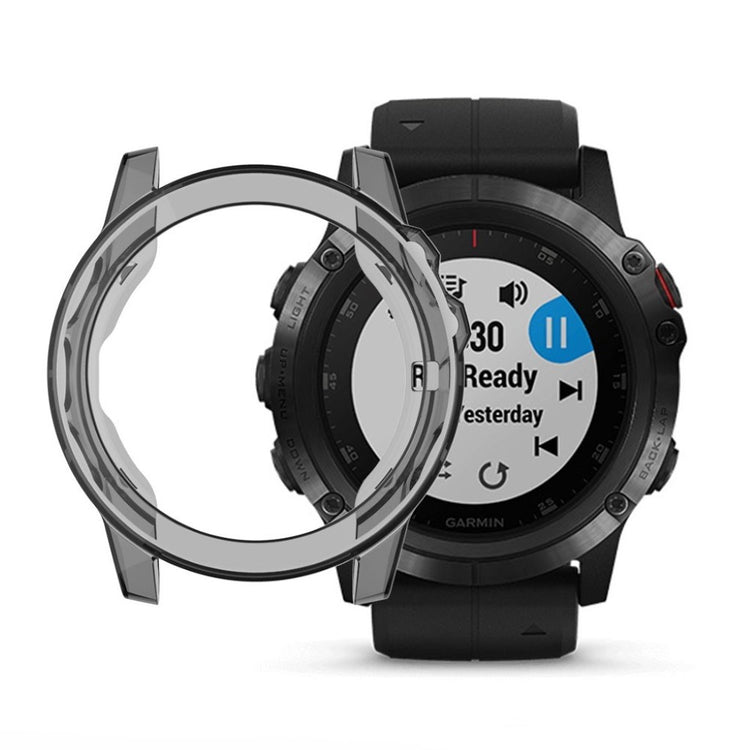 Meget Fint Garmin Fenix 5 Silikone Cover - Sort#serie_1