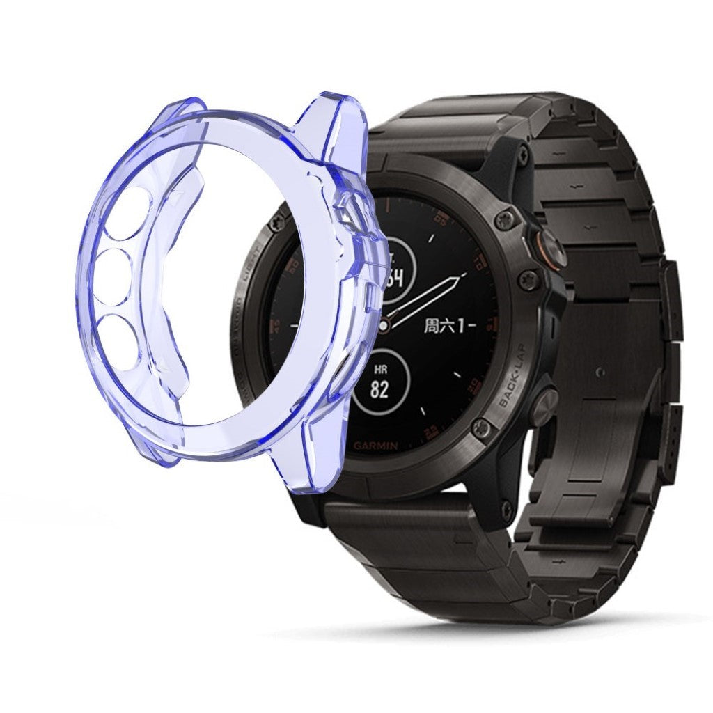 Meget Fint Garmin Fenix 5 Silikone Cover - Blå#serie_5