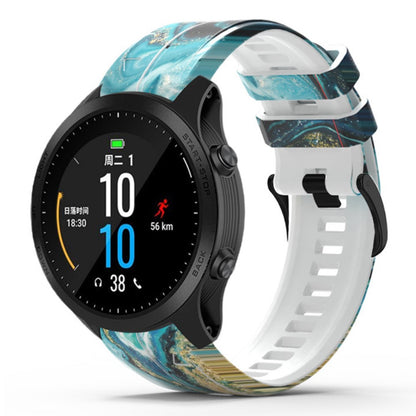 Mega Pænt Silikone Universal Rem passer til Smartwatch - Blå#serie_3
