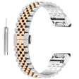 Garmin Fenix 7X / 6X / 6X Pro / 5X / 5X Plus stainless steel strap with tool - Silver / Black