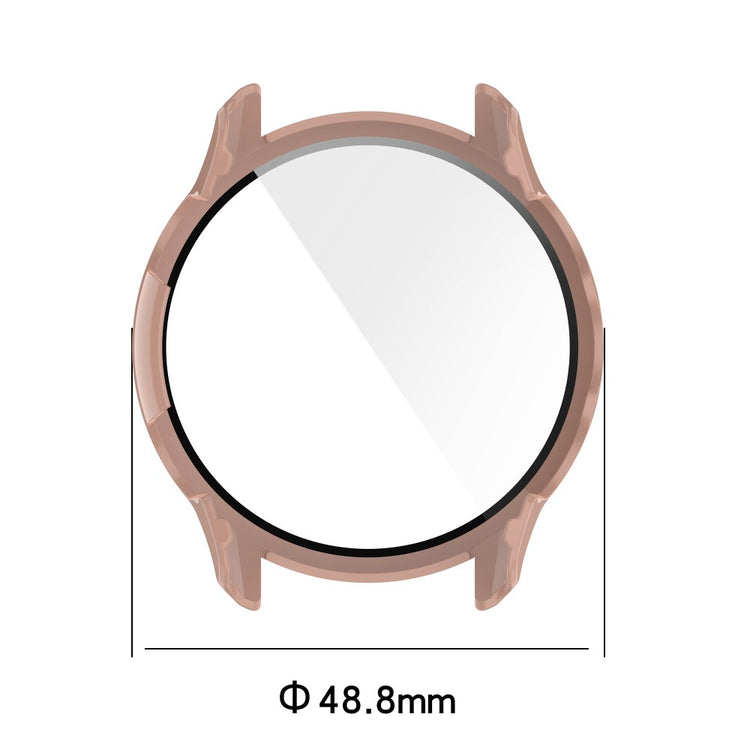 Vildt Fed Plastik og Glas Cover til Garmin Forerunner 955 - Pink#serie_2