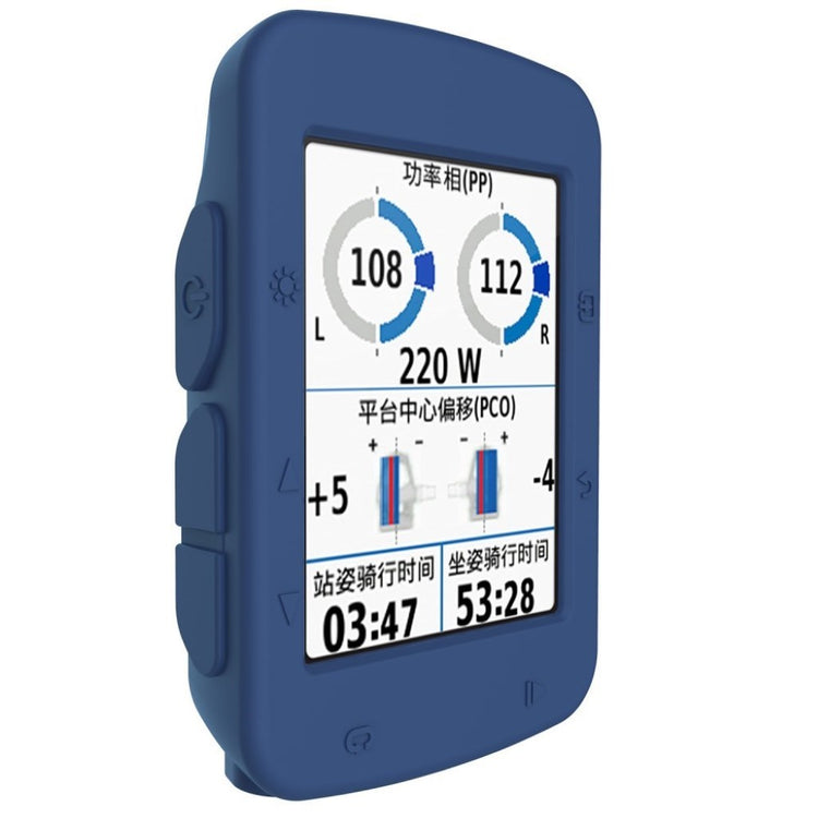 Mega Fed Garmin Edge 520 Silikone Cover - Blå#serie_8