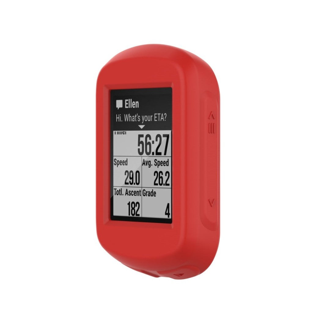 Mega Fed Garmin Edge 830 Silikone Cover - Rød#serie_3