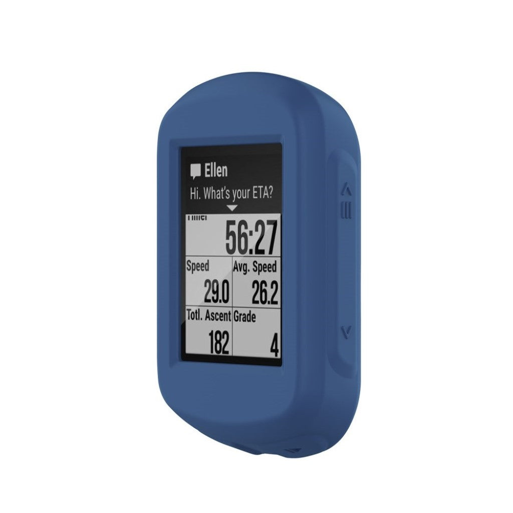 Super Flot Garmin Edge 130 Silikone Cover - Blå#serie_4