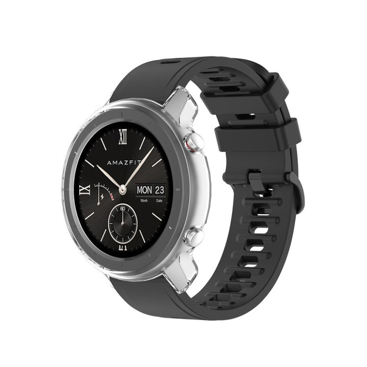 Mega Fint Amazfit GTR 42mm Silikone Cover - Gennemsigtig#serie_1