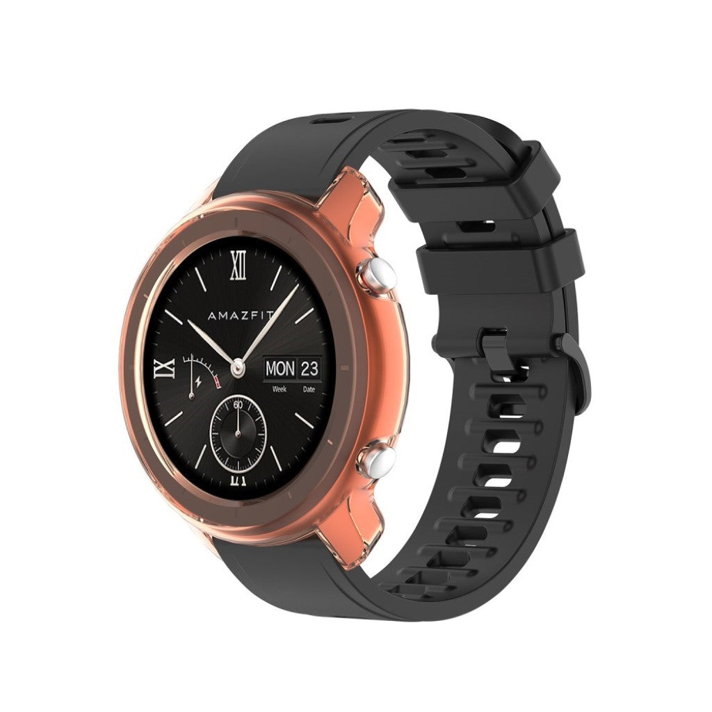 Mega Fint Amazfit GTR 42mm Silikone Cover - Orange#serie_2