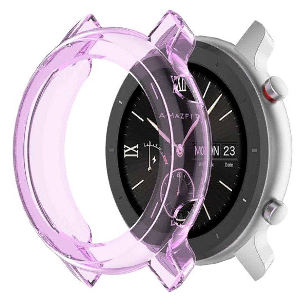 Mega Fint Amazfit GTR 42mm Silikone Cover - Lilla#serie_5