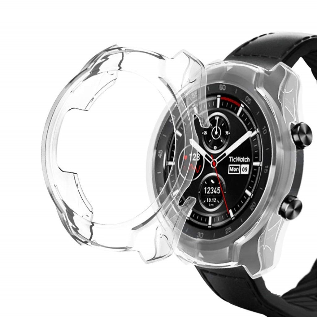 Rigtigt Fint Ticwatch Pro Silikone Cover - Gennemsigtig#serie_4