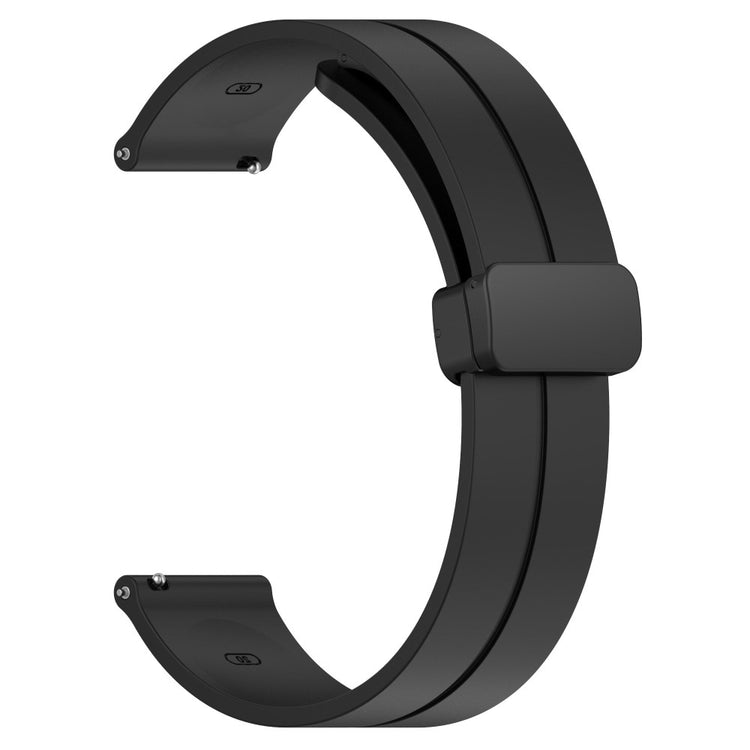 Mega Sejt Silikone Universal Rem passer til Smartwatch - Sort#serie_1