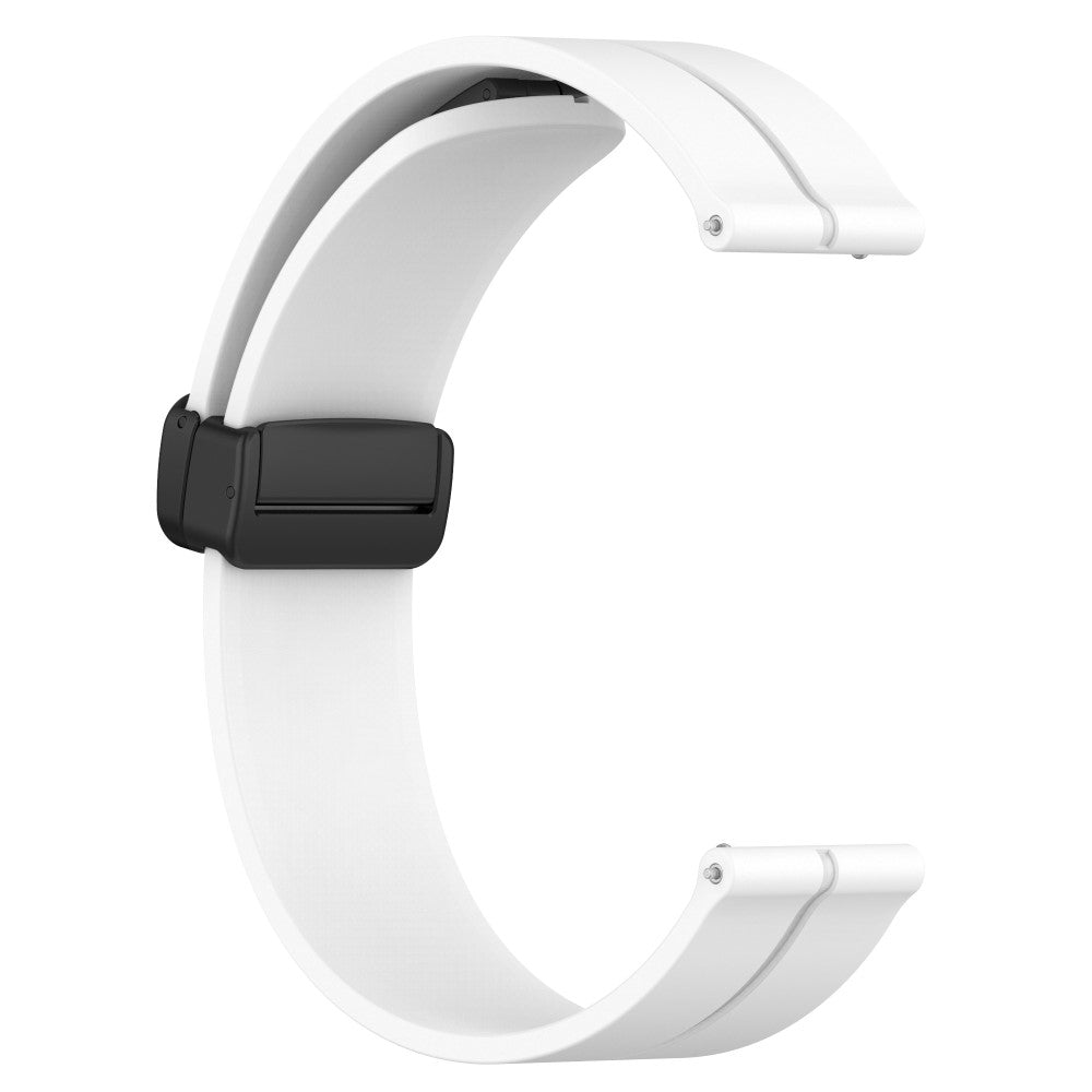 Mega Sejt Silikone Universal Rem passer til Smartwatch - Hvid#serie_2