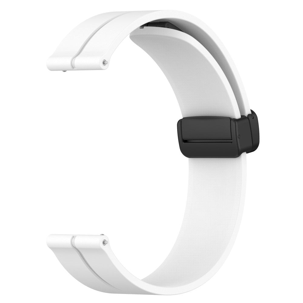 Mega Sejt Silikone Universal Rem passer til Smartwatch - Hvid#serie_2