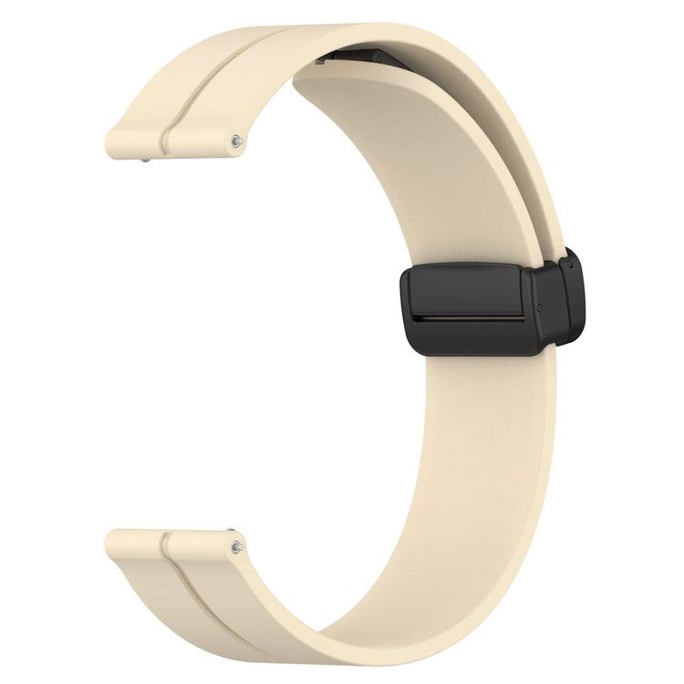 Mega Sejt Silikone Universal Rem passer til Smartwatch - Beige#serie_7